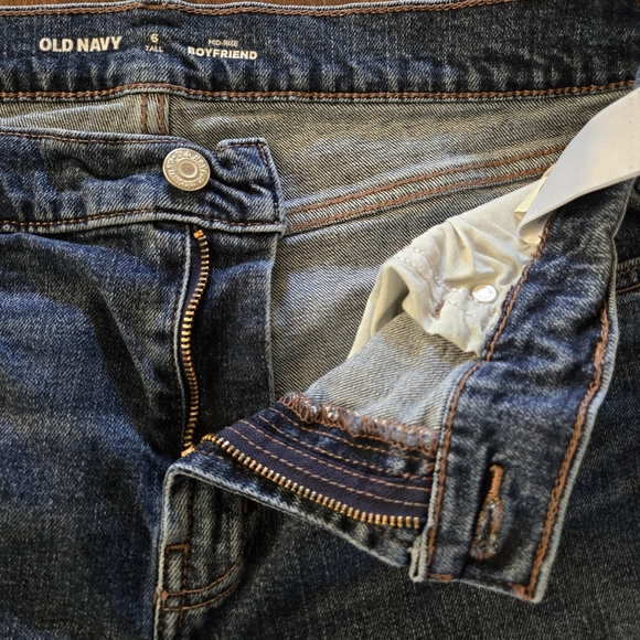 Old Navy Women's Boyfriend Jeans - Blue - Picture 7 of 8